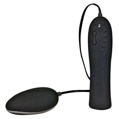 Elegantes Vibro-Ei in Schwarz