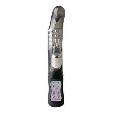 Rabbit Vibrator in Schwarz