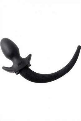 Dogtails & Petplay - Dog Tail Buttplug M - Black