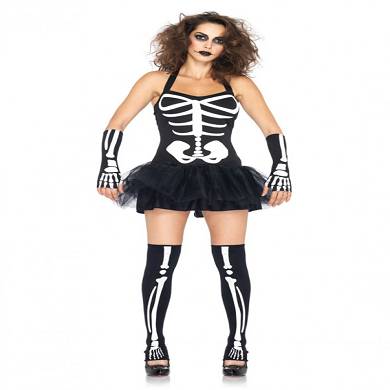 Sexy Skeleton - Kostm Set 3TLG.