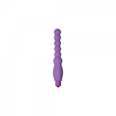 Gewlbter Vibrator - 18,4 x 3,3 cm - in Violett