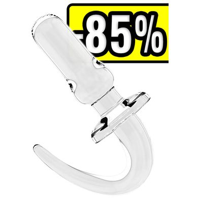 - 10,2 x 2,6 - 3,4 cm Dogtail Buttplug Sono clear SUPERSALE