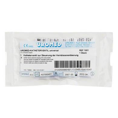 UROMED Katheterventil m.Adapter f.Btl.1501 1 St