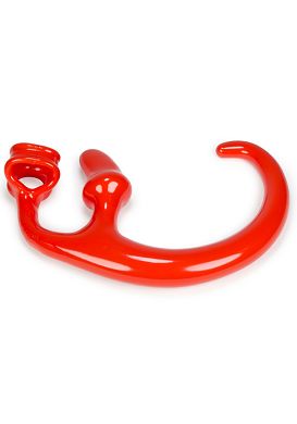 Oxballs Alien Tail Butt Plug with Cocksling red