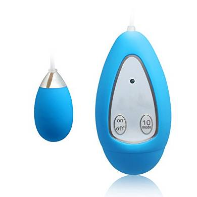 Vibrierende Bullet Vibrator Ei mit 10 Funktionen.Vibroei Massager. Kabelfernbedienung -- b
