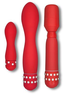 Vibrator-Set ToyJoy Triple Pleasure Pack red