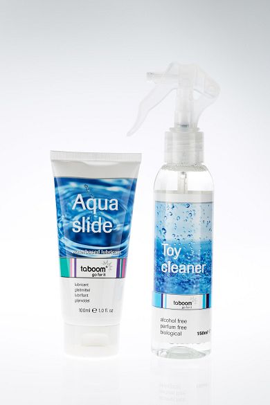 Taboom Sparpaket: Gleitgel + Sex Toys-Reiniger