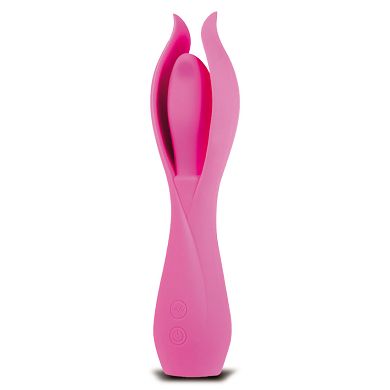 3 Punkt Luxusvibrator aus Silikon - 10 Funktionen