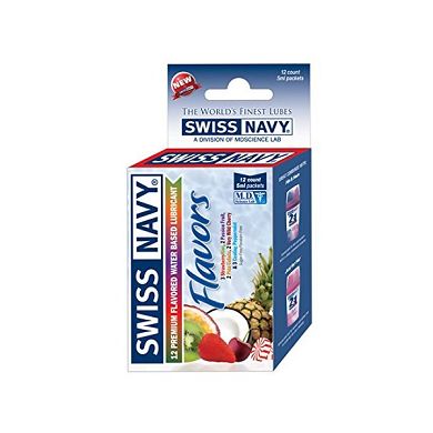 SWISS NAVY gemischt Geschmacks 12 ct Box 5ml. 1er Pack (1 x 12 ct Stück)