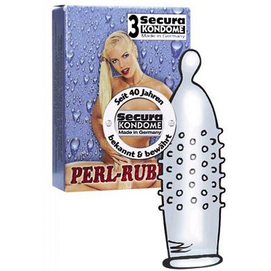 secura-kondome-perl-rubber---mit-perl-noppen---inhalt-3-stck