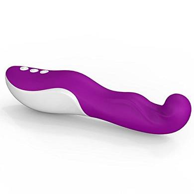 LuxuryToys Wanda Silikon G Punkt Vibrator 10 Vibrationsstufen Akku (Lila)