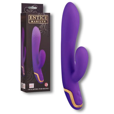 23 x 3,5 cm Entice Marilyn Silikonvibrator purple