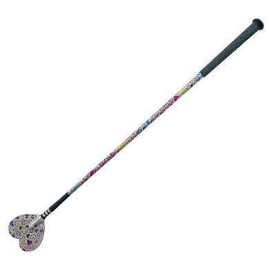 WHIP&GO "Herz" Jump Reitgerte, grau, 65 cm