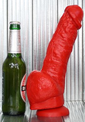 28 x 6 cm Dildo William red