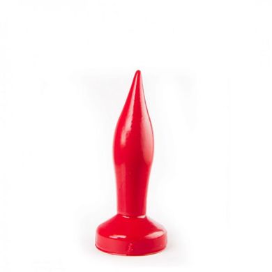 Analplug Kerzenflamme rot 13 x 6 cm