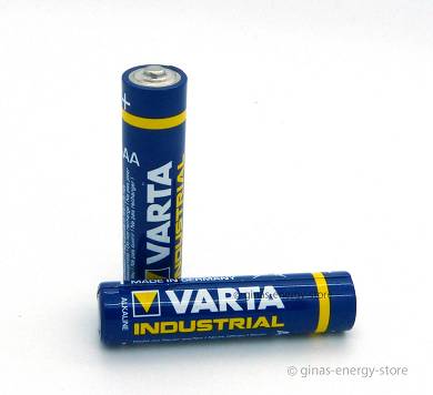 50 x VARTA Industrial AAA Micro MN2400 IN2400 LR03 Procell Nachfolger