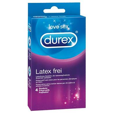Durex Latexfreie Kondome - 4 Stück