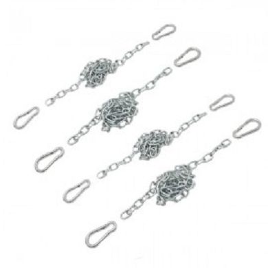 Liebesschaukel Ketten Set 4 x 1m für Slingmatten & Slingbretter