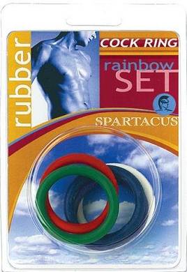 SPARTACUS Cock Ring Set 5er. Ø 3.1cm