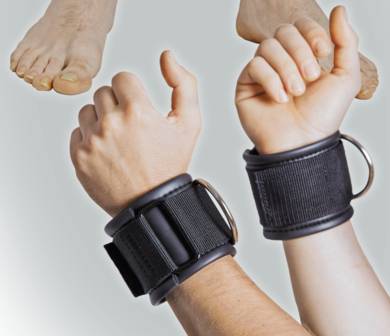 Neopren Arm Fesseln