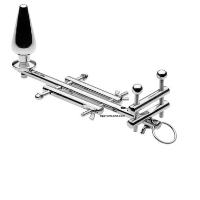 Stainless Steel Xtreme 4-In-1 Chastity Device