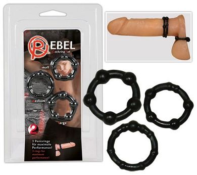 Rebel Rebel Cockring Set. 1er Pack (1 X 1 Stück)