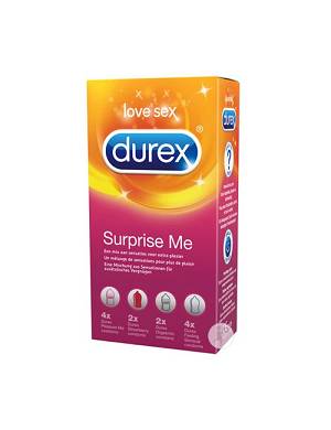 DUREX - SURPRISE ME CONDOOMS 12 PCS