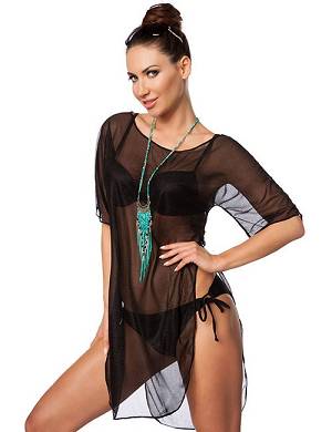 Netzkleid schwarz