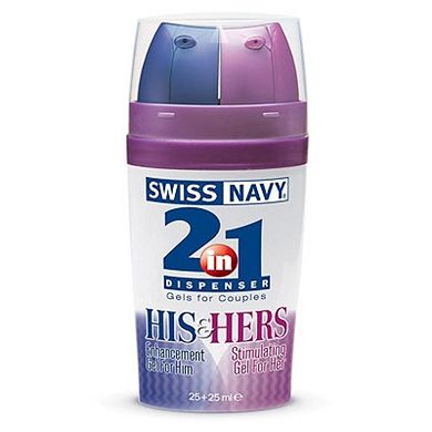 Swiss Navy 2-in-1 His & Hers Stimulationsgel