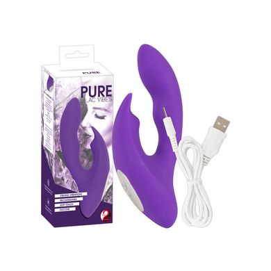 17,8 x 2,4 - 3,2 cm Vibrator Pure Lilac Vibes Dual Motor lila - Akku Power