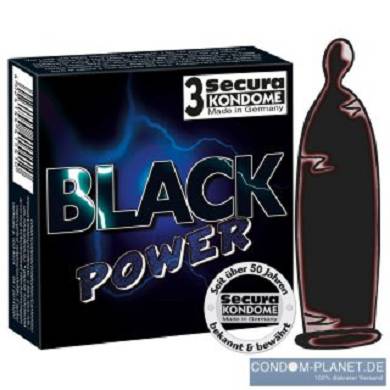 Secura Black Power 3 Kondome