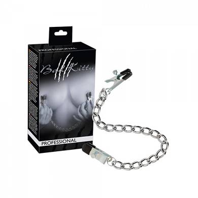 Kette mit Klemmen - in Silber