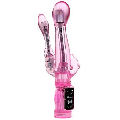 3-Kopf-Design Vibrator G-Punkt Vibrator Multi-Speed Magic Wand Massager Silica Gel Massage