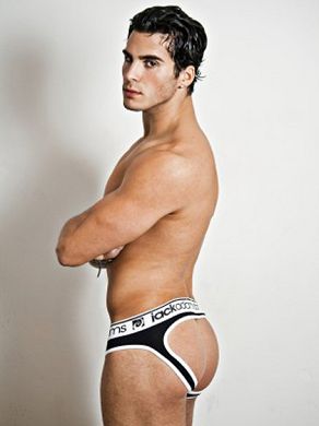 Jack Adams Jock Brief black/white