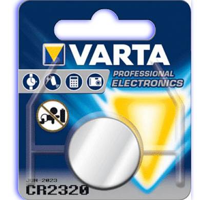 4x Varta Lithium Knopfzelle Batterie CR2320 3V 1er Blister