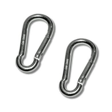 Karabinerhaken 80 x 8 mm. 2er Set - SM Fessel / Bondage Zubehör