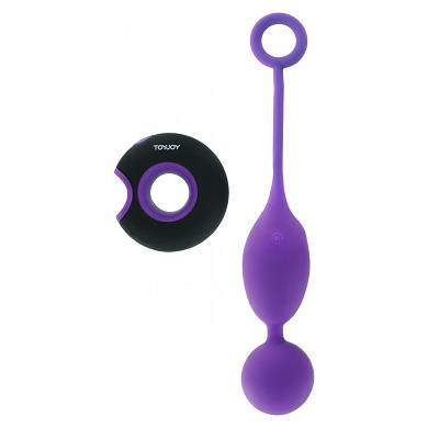 Liebeskugeln "Embrace II" -  3,5 cm - in Violett