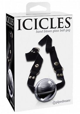 Icicles Ball Gag - Mundknebel clear,71 x 3,5 cm