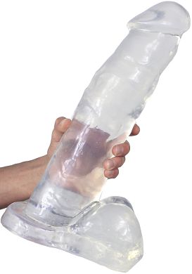 39,5 x 9 cm ASS ANGELES Dildo Ventura clear