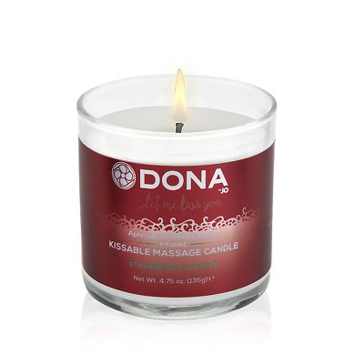 Massage Candle Strawberry, 135 g