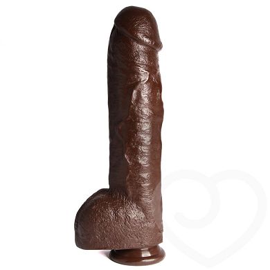 Doc Johnson realistischer Dildo - Bam Black - 26,5cm