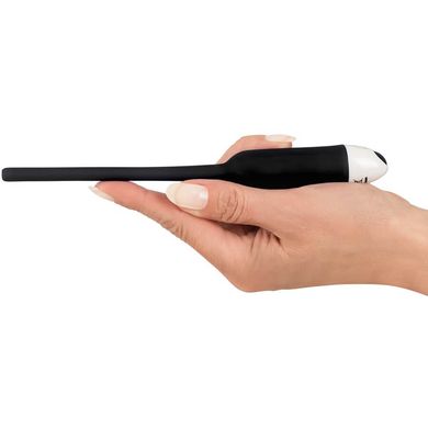 Silikon Dilator Harnrhren-Vibrator schwarz