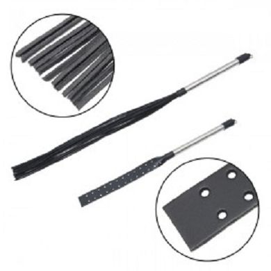 SM Peitsche und Klatsche Set
