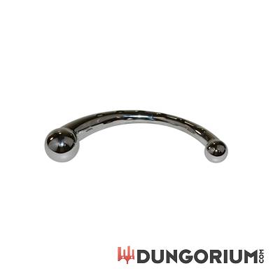 Gebogener Dildo aus Stahl