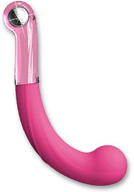 22 x 3,5 cm Glasdildo KEY Comet pearl pink