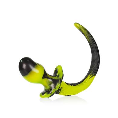 Oxballs Buttplug BULLDOG Puppy Tail LARGE Yellow / Black
