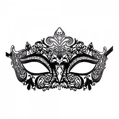 Maske Prinzessin - in Schwarz