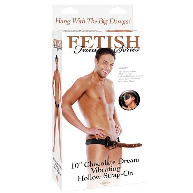 Fetish Fantasy Strap on hohl vibrierend 25 x 4,5 cm