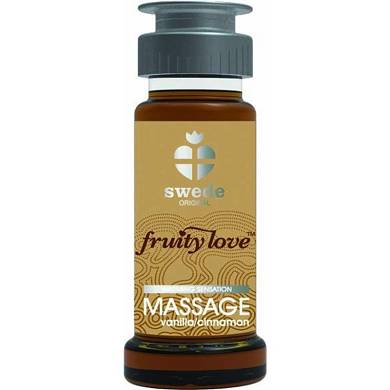 MASSAGE LOTION VANILLA/CINNAMON MASSAGE AROMA CREME WARM LUST SWEDE FRUITY LOVE