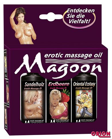 Magoon 3er Set Massage-Öle 50 ml